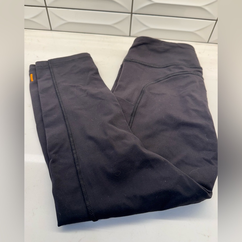 Lucy Black Athletic Leggings - thick compression